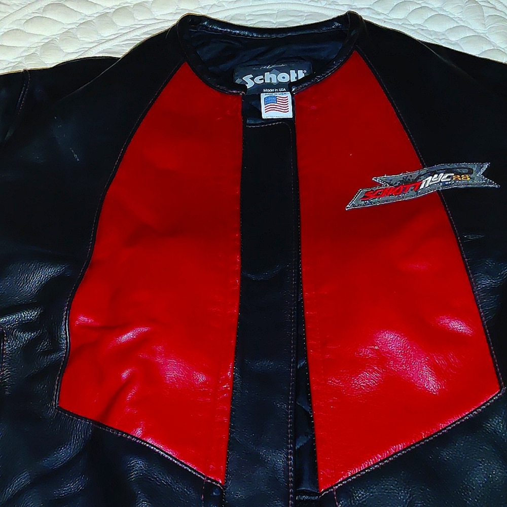 2000's Schott Leather Motorcycle Jacket